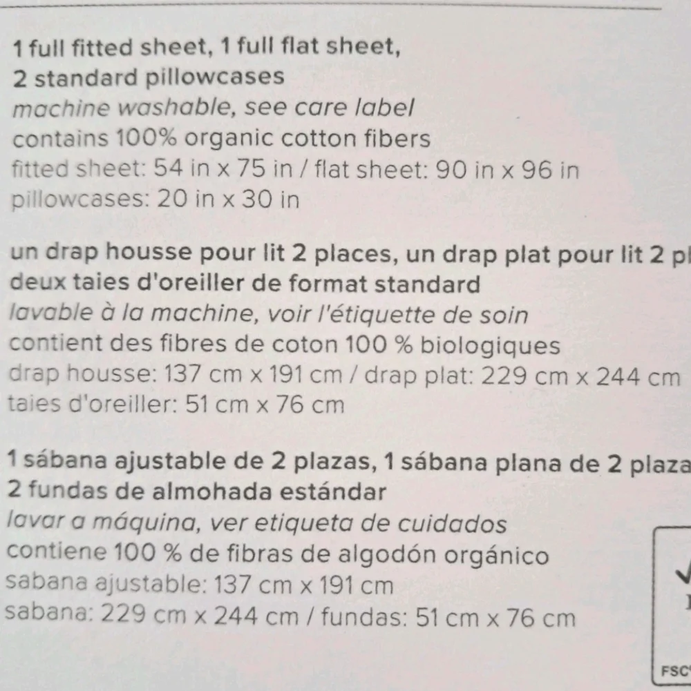 Pottery Barn Kids Gingerbread Organic Sheet Set Full NEW